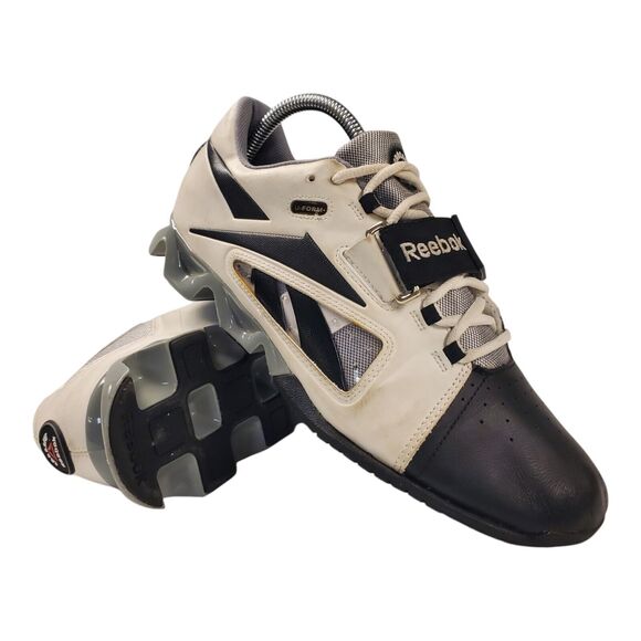 REEBOK Shoes CROSSFIT LIFTER Mens Size 8.5 Black White Weightlifting J85207 main image 5
